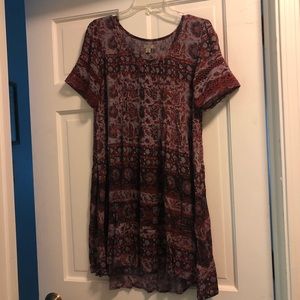 Patterned urban outfitters dress